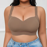 Full figure bra seamless push-up to prevent sagging