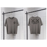 Ch hip-hop t shirts summerchretrocasual short-sleeved sanskrit cross horseshoe high street trendyeasiest for match