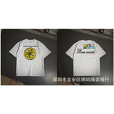 saint m t shirts s.m cartoon series graphic crewneck pullover short sleeve t-shirt