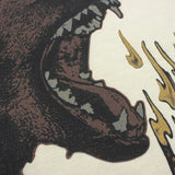 Hip-hop t shirts american high street half sleeve trendy roaring wolf printing distressed washed retro short sleeve t-shirt tee