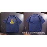 saint m t shirts s.m cartoon series graphic crewneck pullover short sleeve t-shirt
