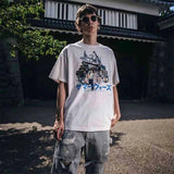 SAINT MICHAEL Vintage T Shirt Summer Wars x GEEKS RULE Short Sleeve
