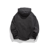 Unisex Jacket Windproof Shell Jacket Jacket Men's and Women's Loose Casual Mechanical Style Hooded Jacket