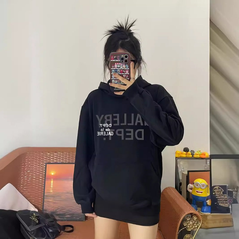 Gallery Dept Hoodie Alphabet Slogan Pattern Printed Hooded Sweater