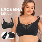 Full figure bra without wire lace