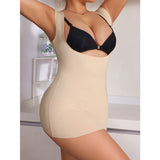 Shapewear tank top supports the chest tightens the abdomen