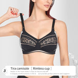 Full figure bra lace women's thin push-up