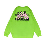 Amiri Long Sleeved Shirt Printed Trendy Pure Cotton