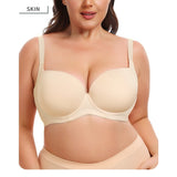 Full figure bra push-up adjustable type