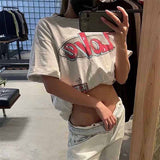 SAINT MICHAEL Vintage T Shirt Love Cupid Short Sleeve