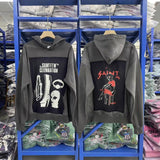 Saint m t jackets s.m cell celebration graphic washed & distressed hoodie wholesale