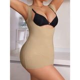 Shapewear tank top supports the chest tightens the abdomen