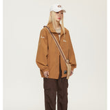 Unisex Jacket Retro Stand-up Collar Jacket