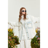 Unisex Jacket Jacket Turn-down Collar Coat Men and Women Couple