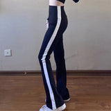 Women Sweatpants Bell-Bottom Pants Autumn and Winter Body Trousers