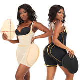 Shapewear bodysuit body shaping, hip enlargement and butt lift