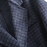Women Suits Autumn and Winter Long Sleeve Suit Collar Double Breasted Woolen Coat