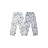 Ashley williams all-over print sweatpants - elastic waist, straight leg, women's fall/winter joggers - american retro casual style