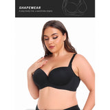 Full figure bra push-up adjustable type