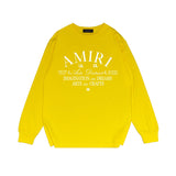 Amiri Long Sleeved Shirt Printed Trendy Pure Cotton
