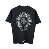 Ch hip-hop t shirts ch short-sleeved sanskritflap pocket pants horseshoe printingloosecasualpure cotton american heavy weight high street