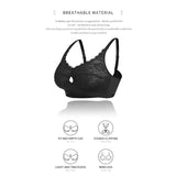 Full figure bra lace thin section