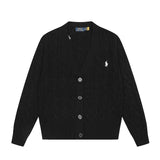 Macaron color fall and winter single-breasted rl small malaf v neckknittingoutwear couple cardigan woolen coat