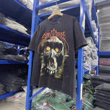 saint m t shirts s.m skull monkey graphic crew neck short sleeve tee