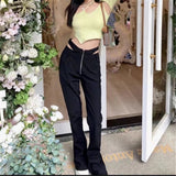 Women Sweatpants Spring Trousers Hollow-out Casual Pants