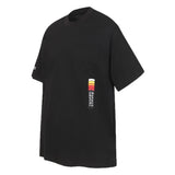 Ch hip-hop t shirts spring and summer ch sanskrit letter tape printing loose couple short-sleeved american casual high street