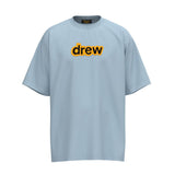 Drew house tshirt r streetwear smiley face & letter print crewneck pullover short sleeve wholesale single piece