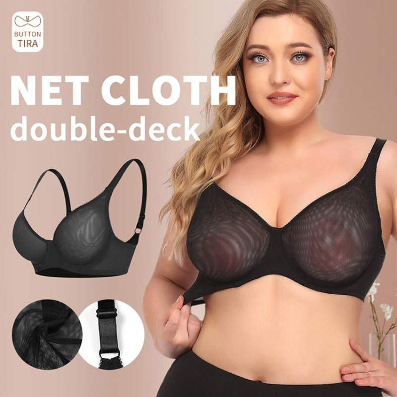 Full figure bra thin see-through intimates bra