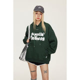 Unisex Jacket Retro Hooded Sweater Loose Spring and Autumn Coat