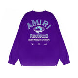 Amiri Long Sleeved Shirt Printed Trendy Pure Cotton