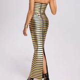 Women's Evening Dress Slim-Fit Sheath Bandage One-Piece Dress