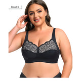 Full figure bra without wire lace