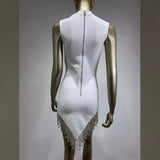 Women Dresses Tassel Bandage Dress Sexy Dress Hip Skirt (Ont0408)