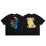 saint m t shirts s.m vintage washed distressed crew neck pullover short sleeve top