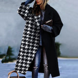 Women Trench Coat Autumn Long Sleeve Turn-down Collar Coat