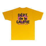 Gallery Dept T Shirt Retro Printed Loose Short-Sleeved Shirt