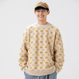 Unisex Sweater Winter Three-Dimensional Pattern Sweater