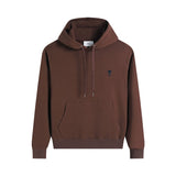 Heavy weight! ami aheoineheartembroidersweatshirtloosefall and winter hooded long sleeve couple hoodie