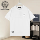 Ch hip-hop t shirts chstereo burnt flower patch embroidery heavy industry hardware design high street easiest for match