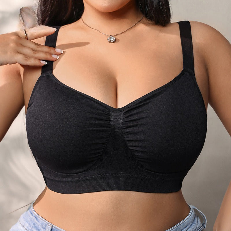 Full figure bra seamless push-up to prevent sagging