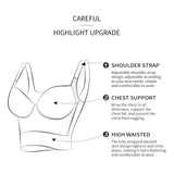 Full figure bra body shaping and beautiful back