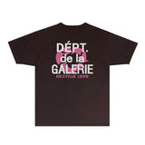 Gallery Dept T Shirt Retro Printed Loose Short-Sleeved Shirt