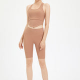 Women Yoga Set Summer Yoga Suit Slim Fit Running Sports Waistcoat Suit