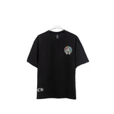 Ch hip-hop t shirts american ch short-sleeved colorful cross sanskrit horseshoe embroiderloosecasualheavy weight short-sleeved