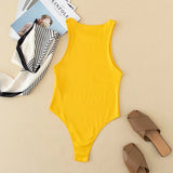 Women Jumpsuit Sexy Cold-Shoulder Sleeveless Jumpsuit