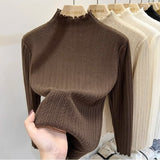 Women Knitwear Autumn and Winter Turtleneck Sweater Slim Bottoming Shirt